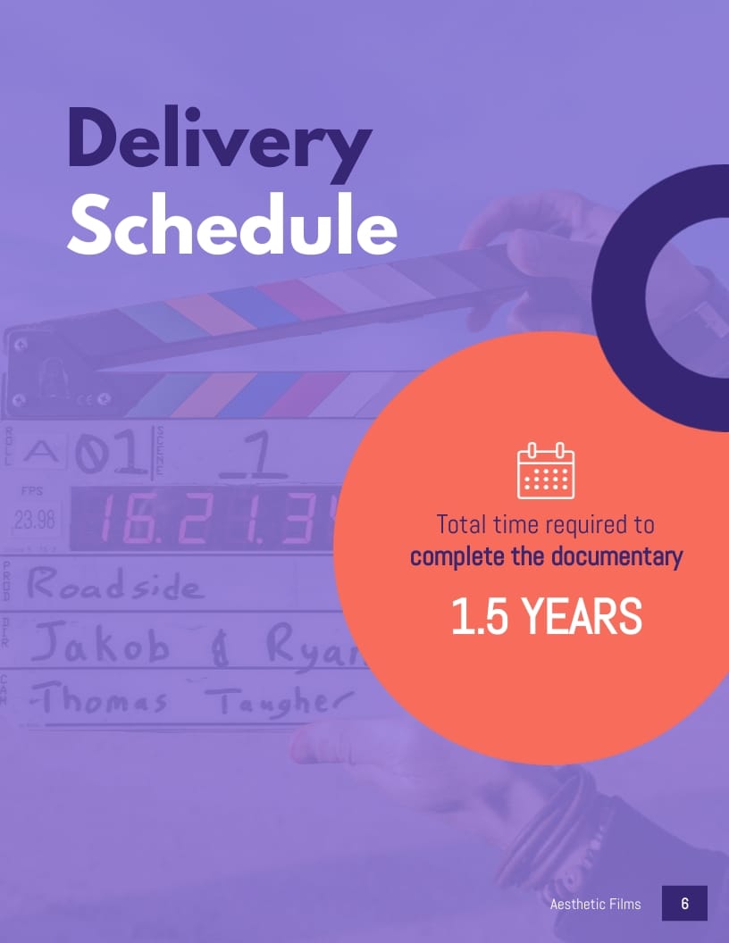 Documentary Proposal Template - Slide 6 Documentary Proposal Template - Slide 6