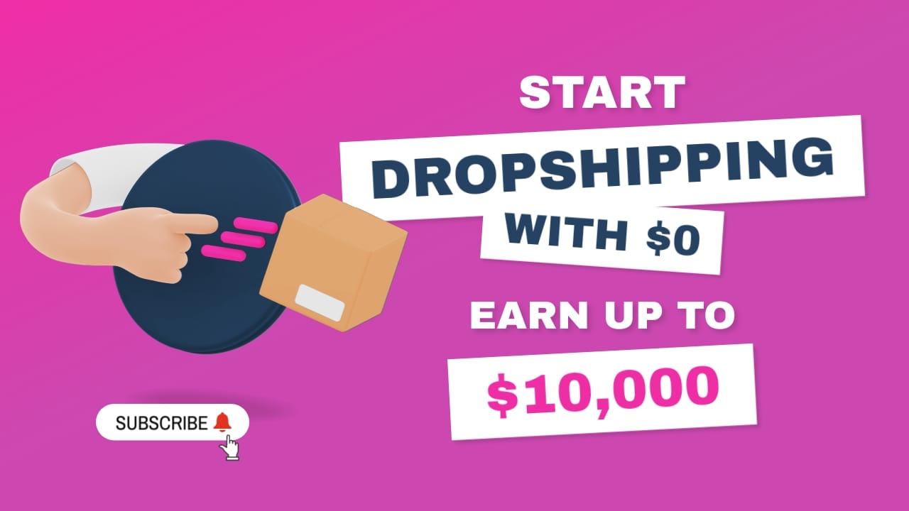 Dropshipping YouTube Thumbnail Template