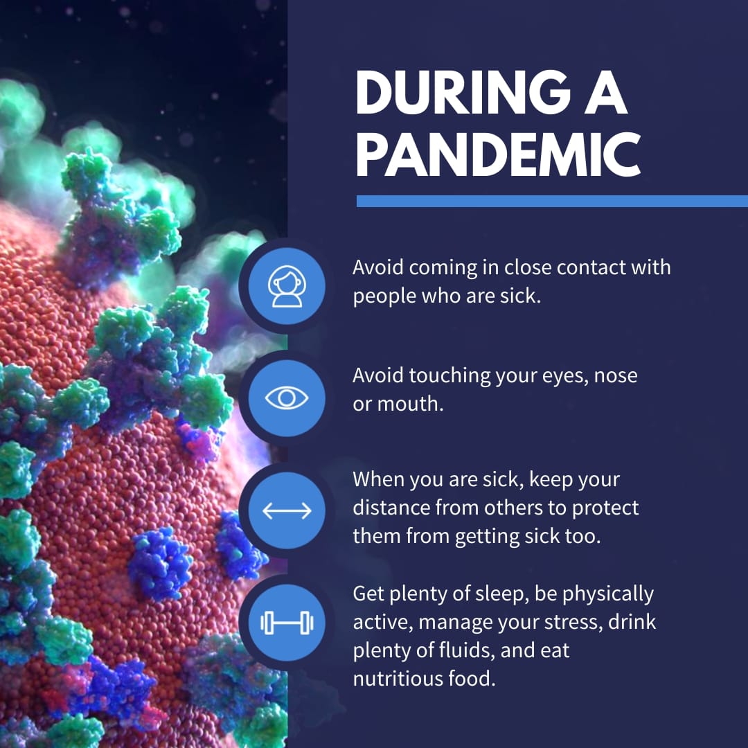 During a Pandemic Tips Animated Square Template