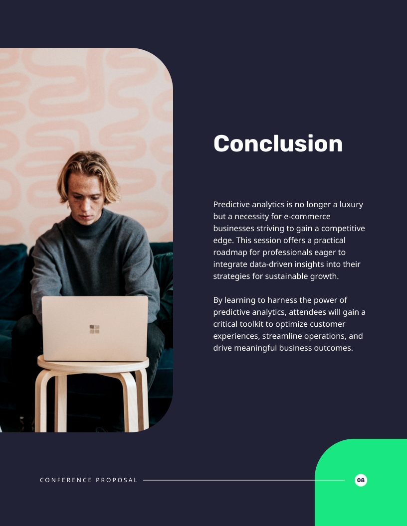 E Commerce Conference Proposal Template - Slide 8 E Commerce Conference Proposal Template - Slide 8