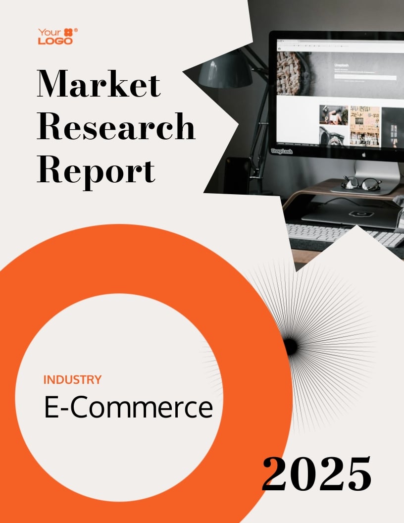 E Commerce Market Research Report Template