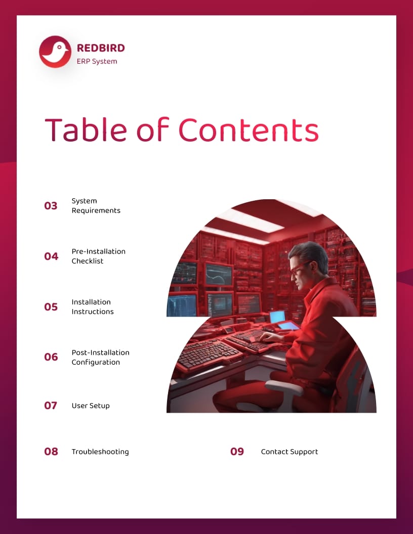 ERP System Installation Instruction Manual