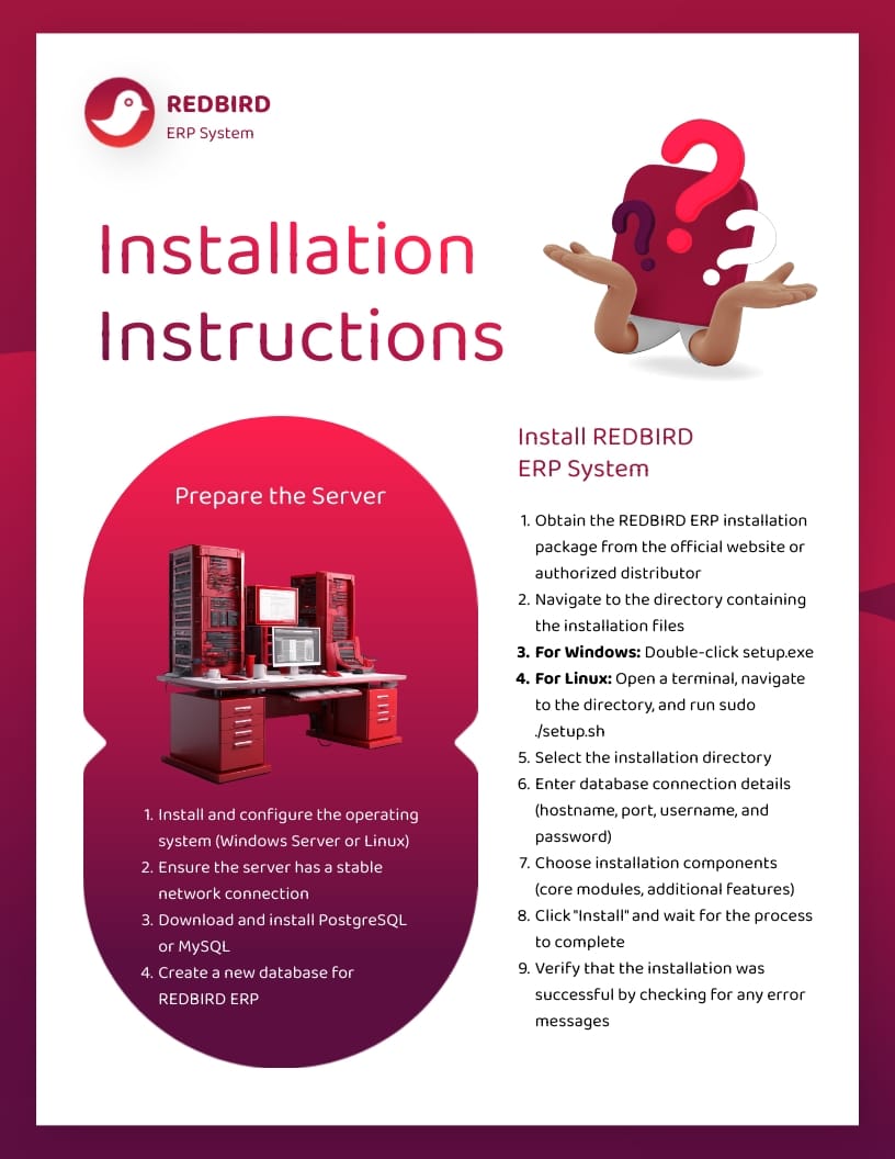 ERP System Installation Instruction Manual
