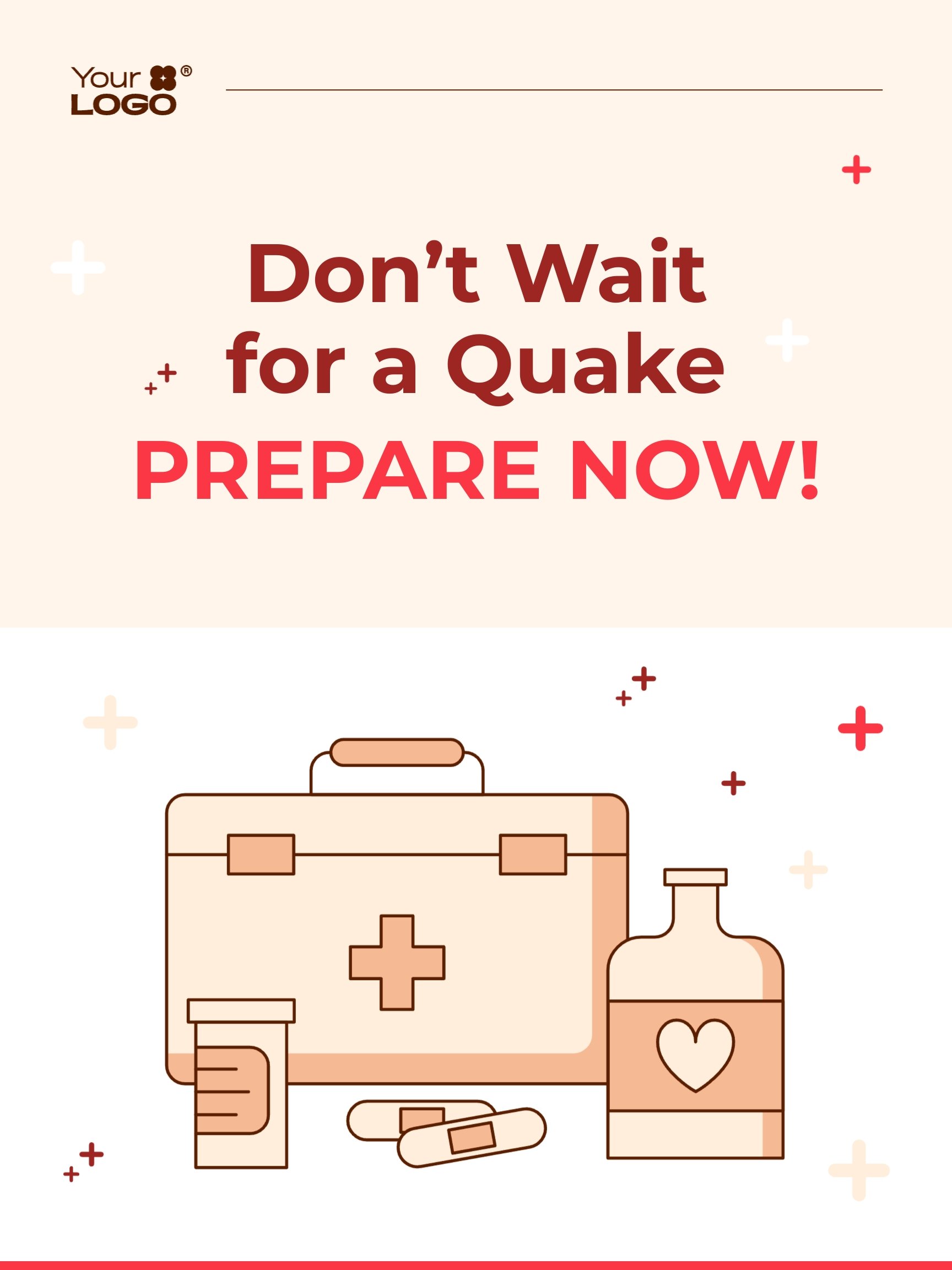 Earthquake Poster Template