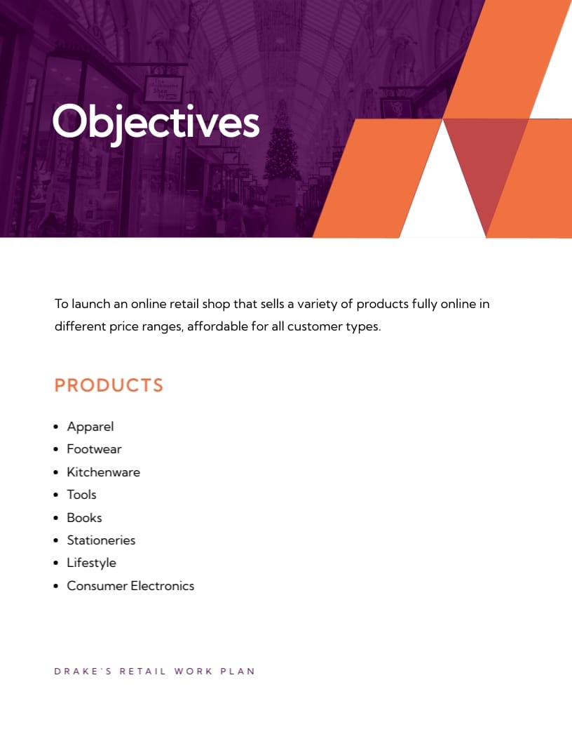 E-commerce Business Owner Work Plan Template - Slide 3 E-commerce Business Owner Work Plan Template - Slide 3