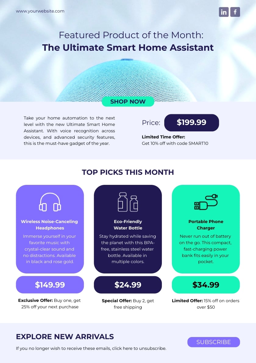 Ecommerce Newsletter Template