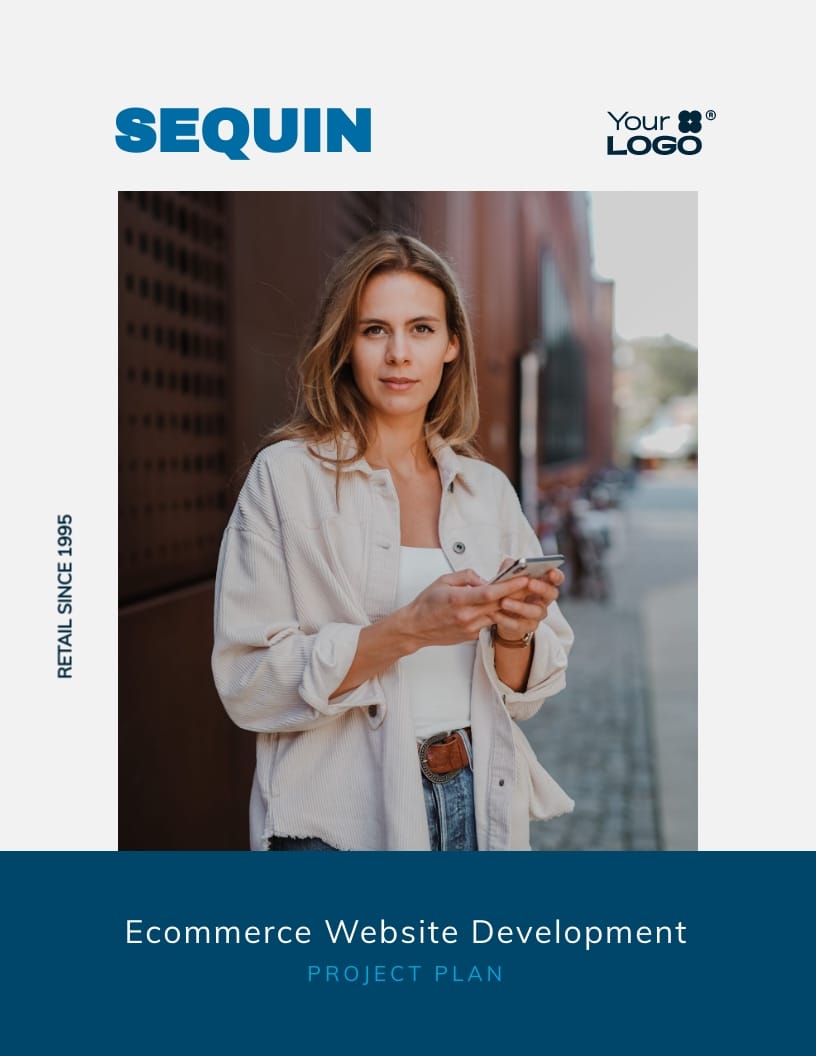 Ecommerce Website Development Project Plan Consulting Template