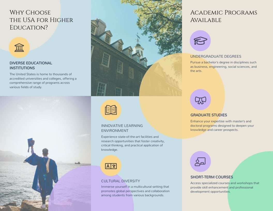 Educational Handout Brochure Template Visme Educational Handout Brochure Template Visme