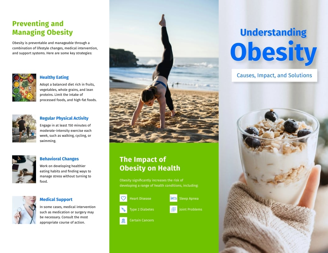 Educational Z-Fold Brochure Template