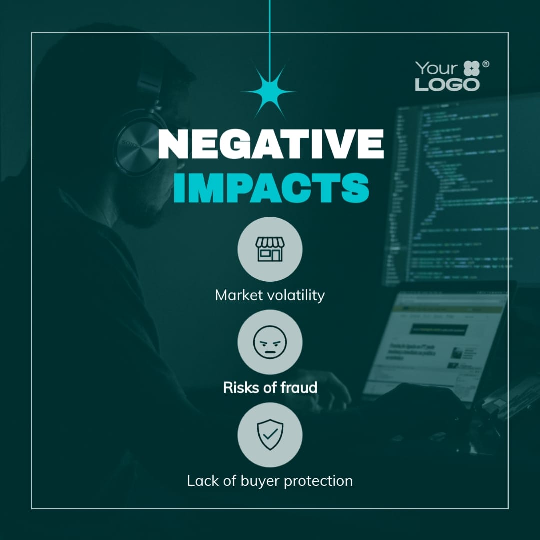Effects of Crypto Instagram Post Template | Visme