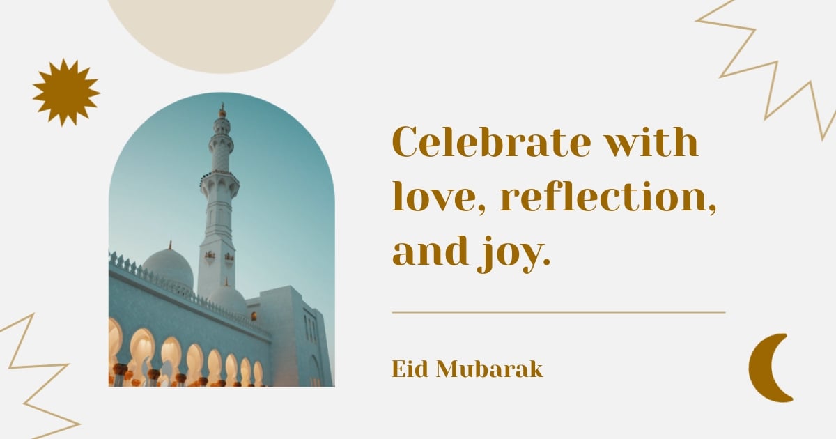 Eid Mubarak Facebook Post