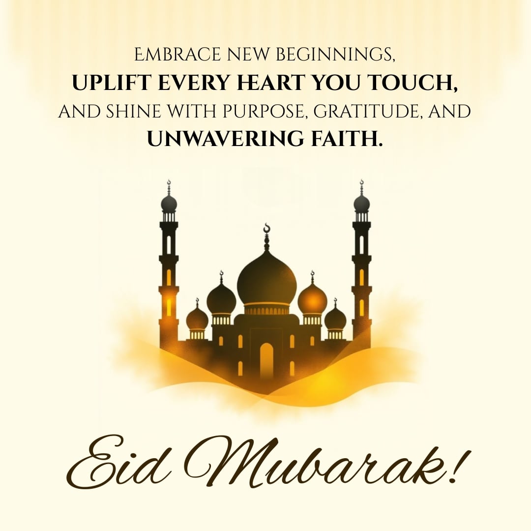 Eid Mubarak Greeting Instagram Post Template