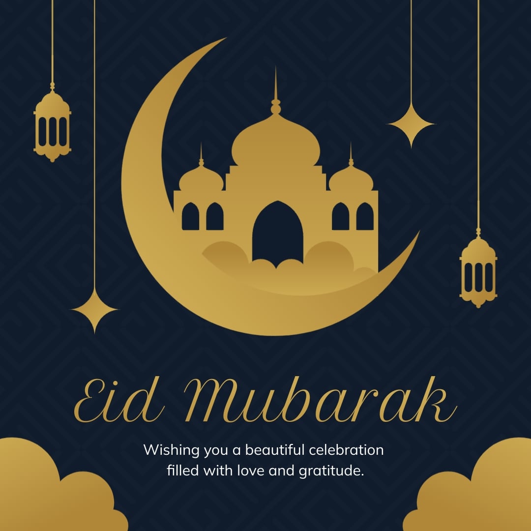 Eid Mubarak Instagram Post Template