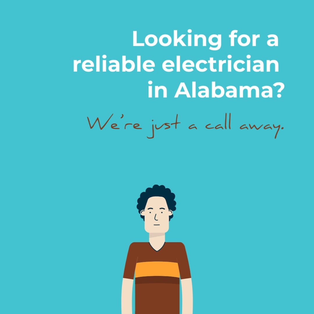 Electrician Promo Ad Square Template