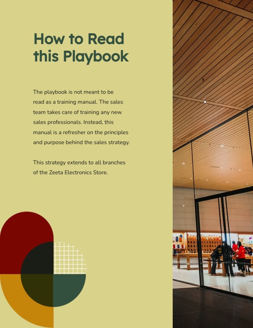 Electronics Store Sales Playbook Template - Slide 3 Electronics Store Sales Playbook Template - Slide 3