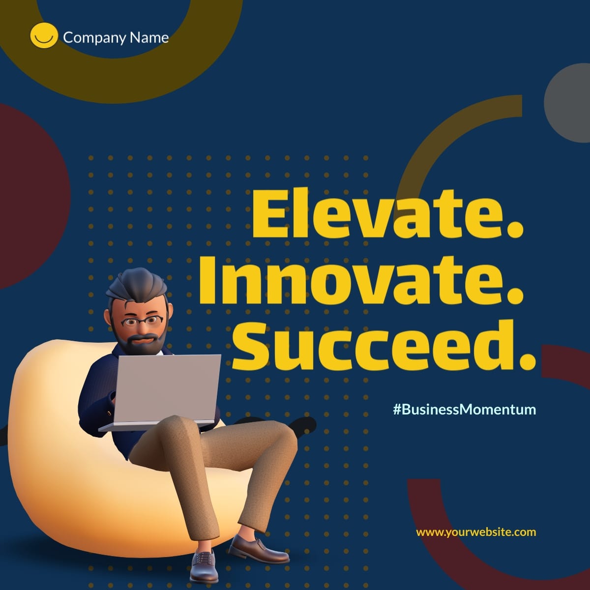 Elevate Succeed LinkedIn Post Template