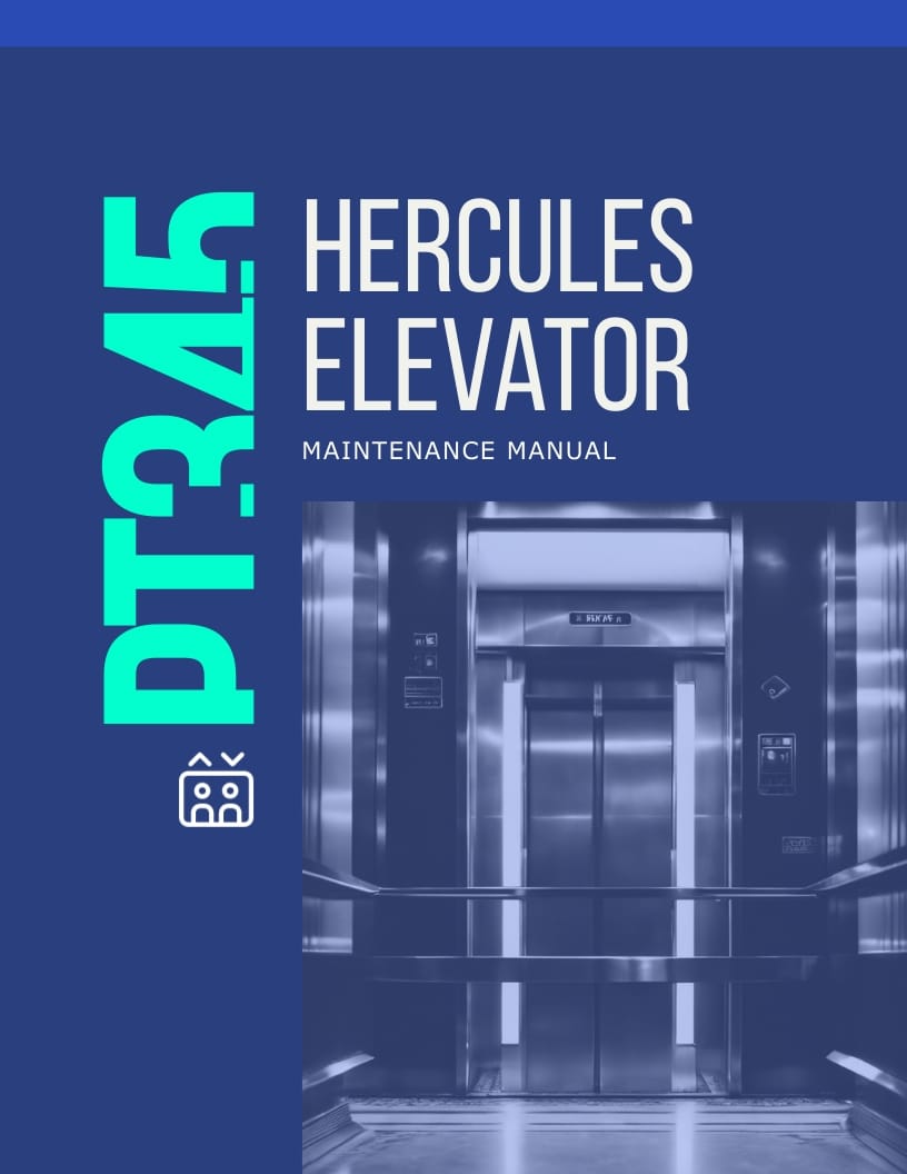 Elevator Instruction Manual Template