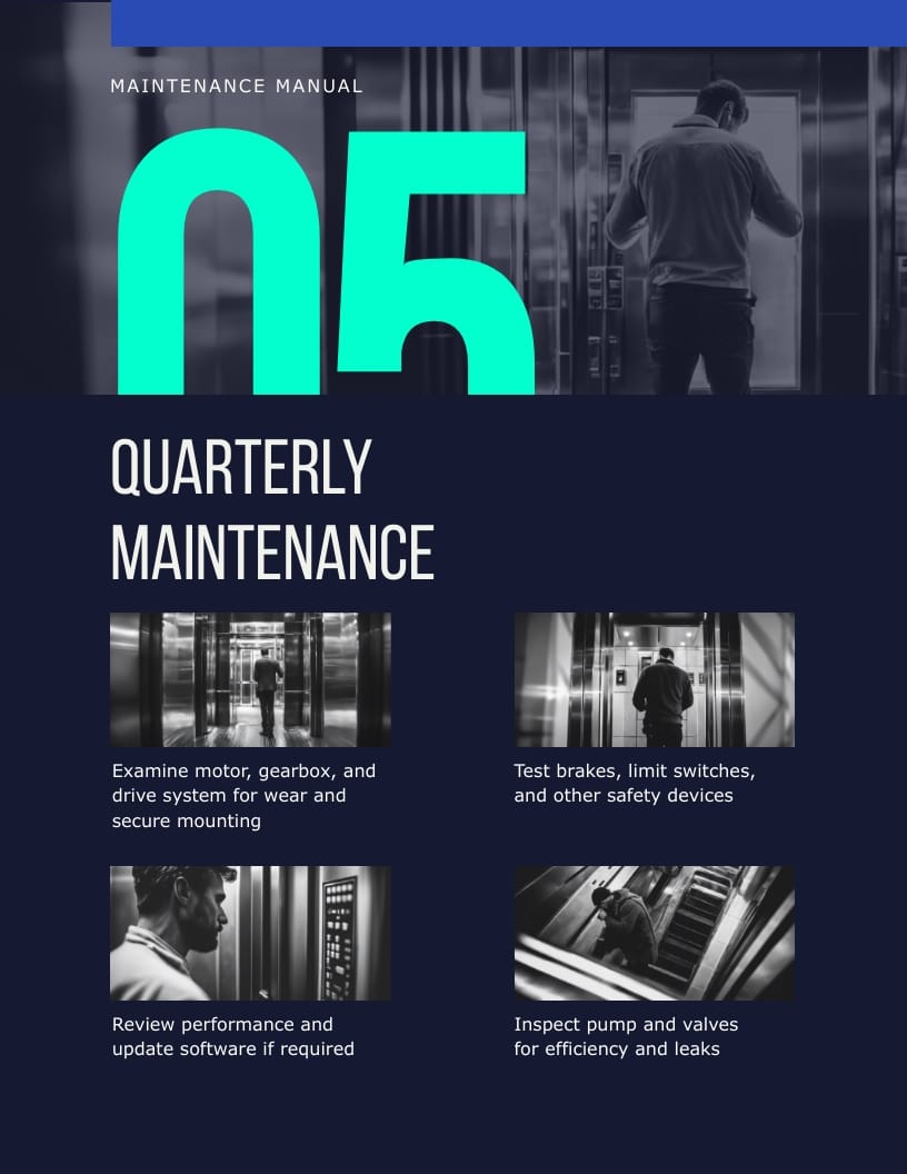 Elevator Instruction Manual Template - Slide 12 Elevator Instruction Manual Template - Slide 12