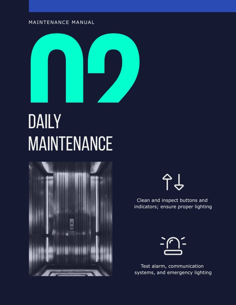 Elevator Instruction Manual Template - Slide 6 Elevator Instruction Manual Template - Slide 6