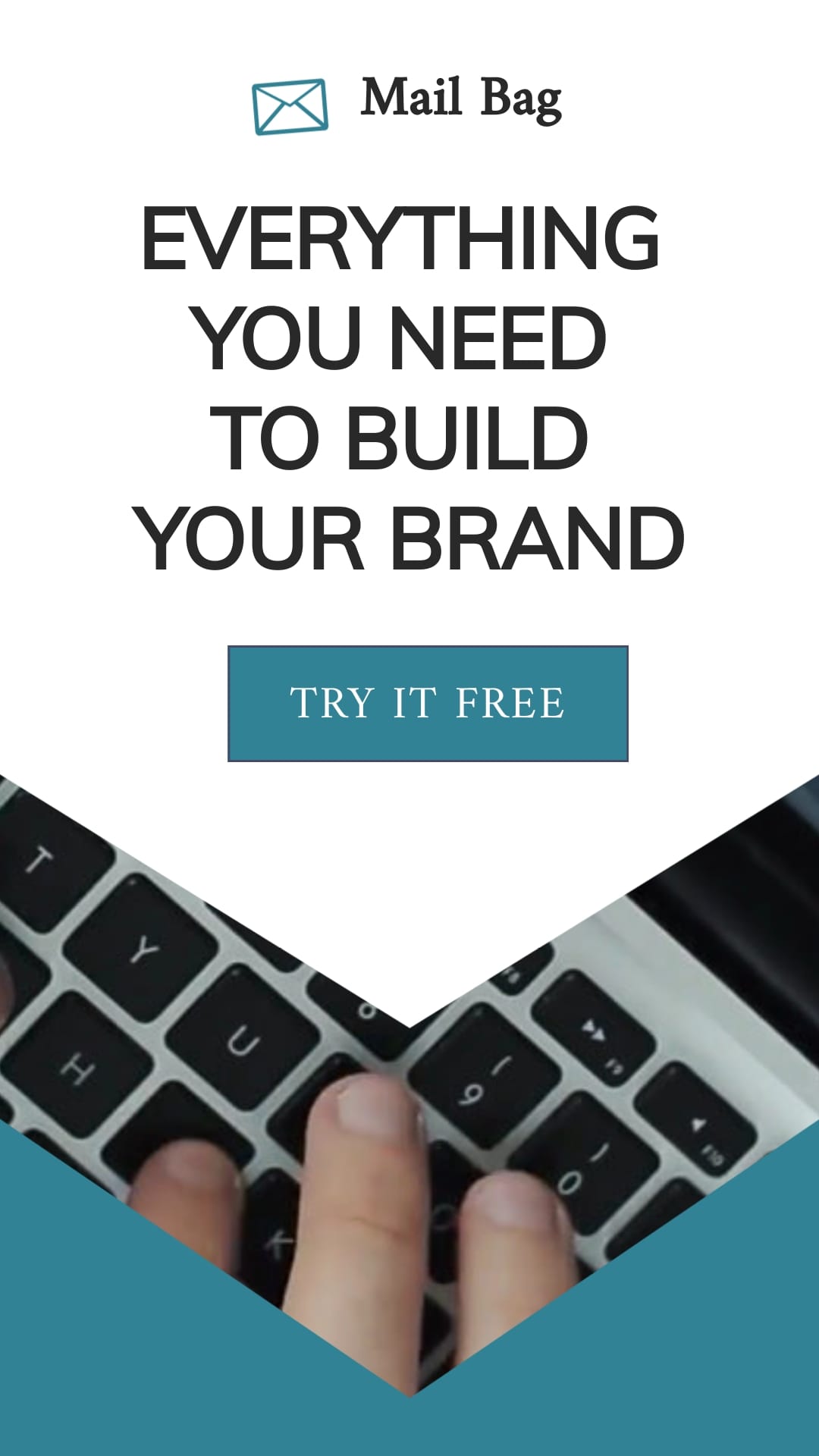 Email Marketing Software Bite-Sized Ad Vertical Template