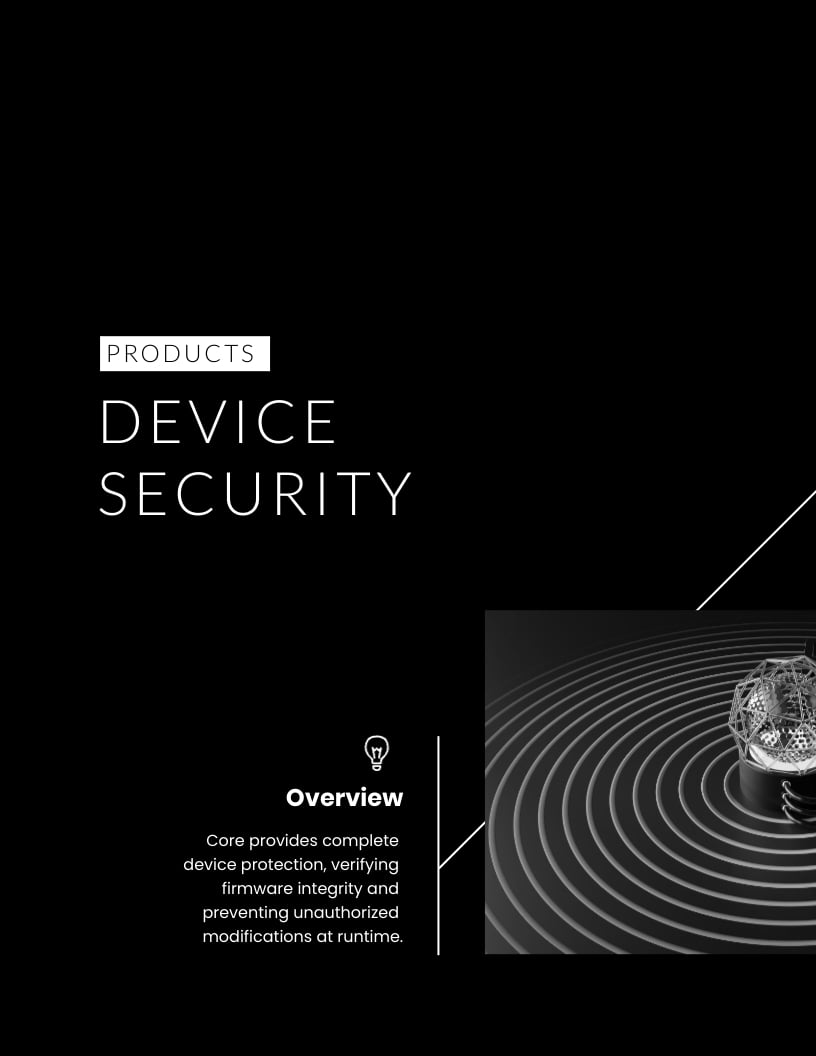 Embedded Security Product Portfolio Template - Slide 4 Embedded Security Product Portfolio Template - Slide 4