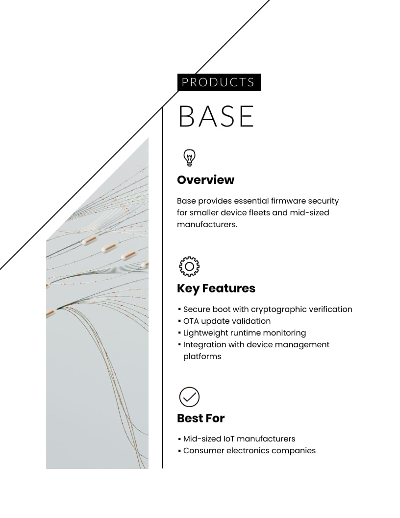 Embedded Security Product Portfolio Template - Slide 6 Embedded Security Product Portfolio Template - Slide 6