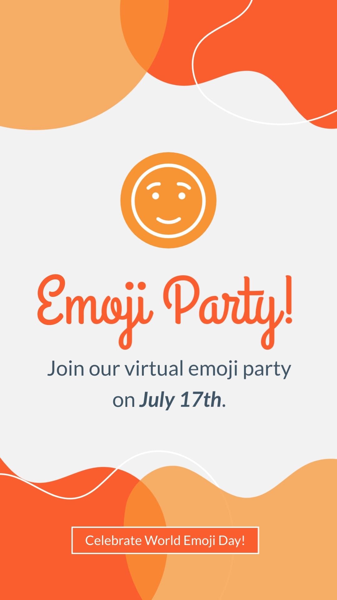 Emoji Party Animated Vertical Template