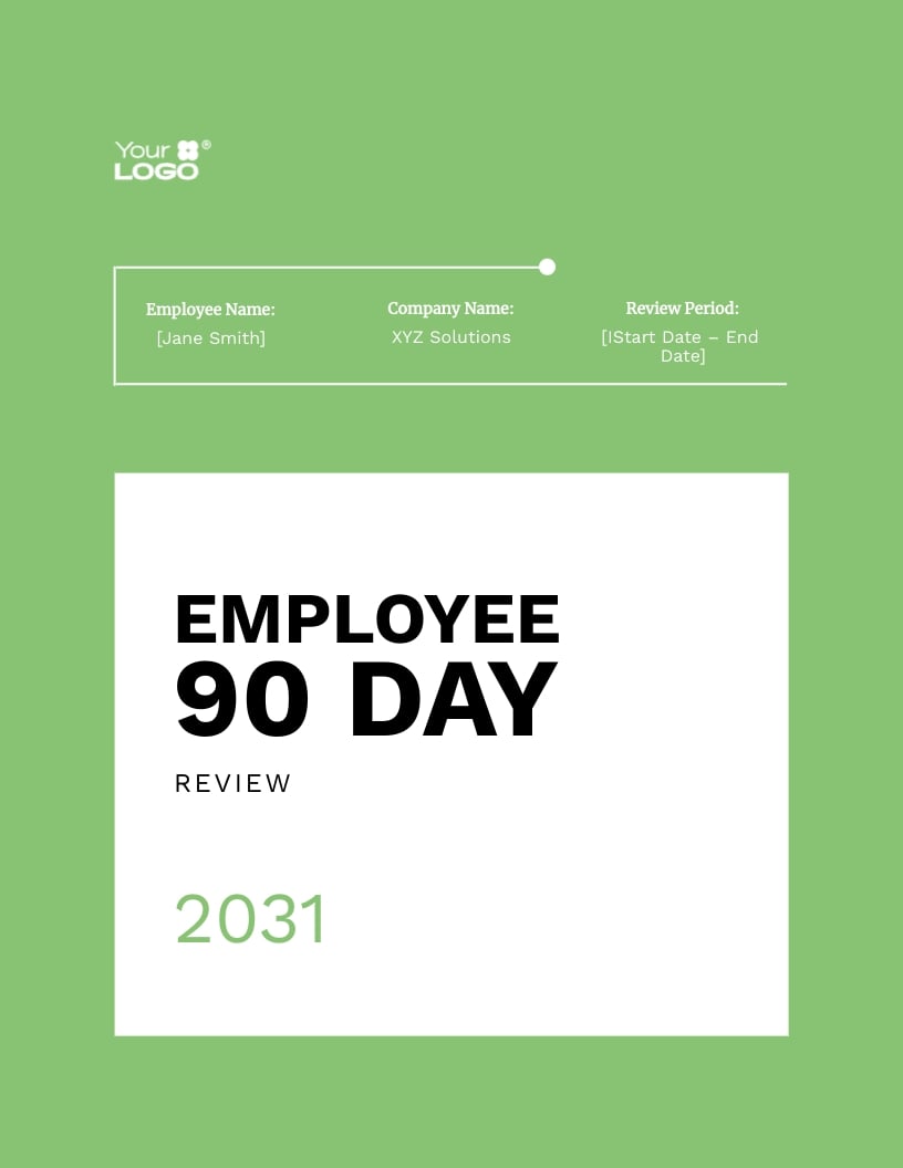 Employee 90 Day Review Template