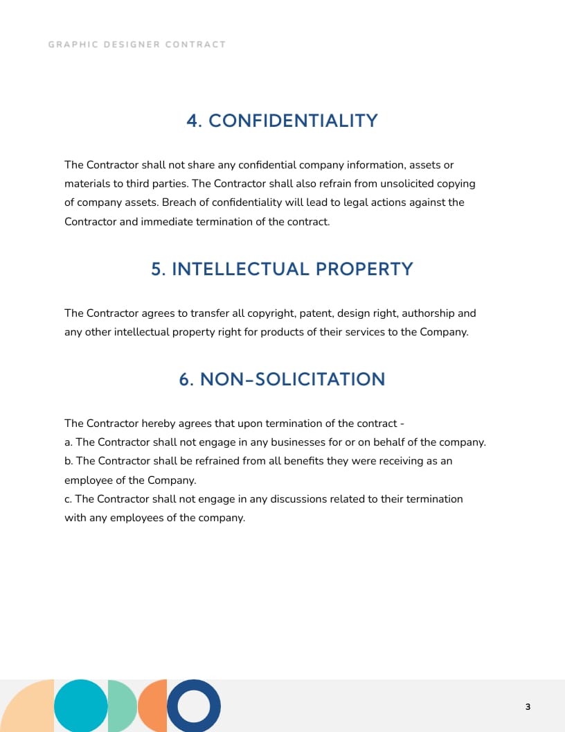 Employee Contract Template - Slide 4 Employee Contract Template - Slide 4