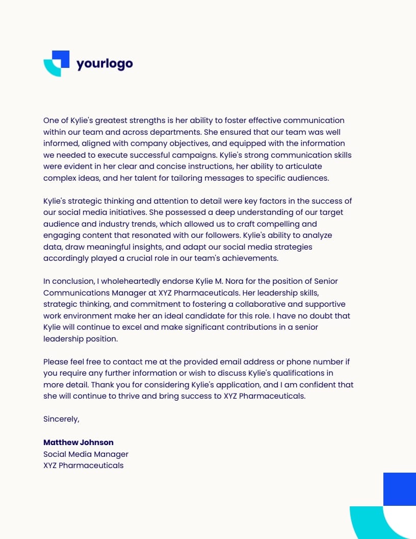 Employee Endorsement Recommendation Letter Template - Slide 2 Employee Endorsement Recommendation Letter Template - Slide 2