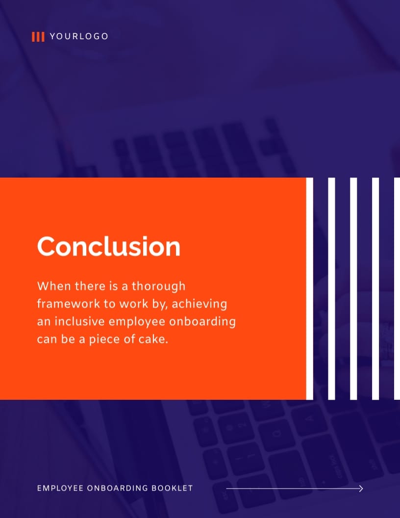 Employee Onboarding Booklet Template - Slide 8 Employee Onboarding Booklet Template - Slide 8