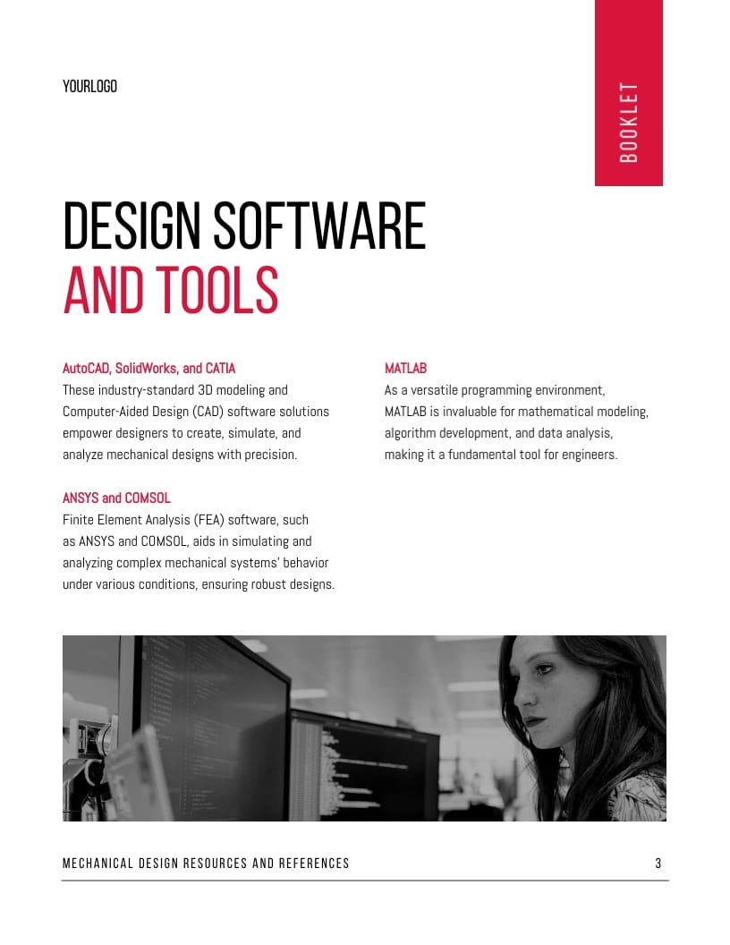 Engineering Resources Booklet Template | Visme