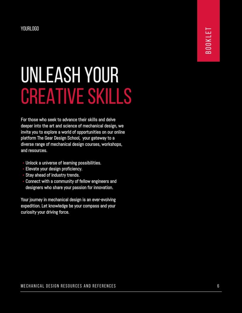 Engineering Resources Booklet Template | Visme