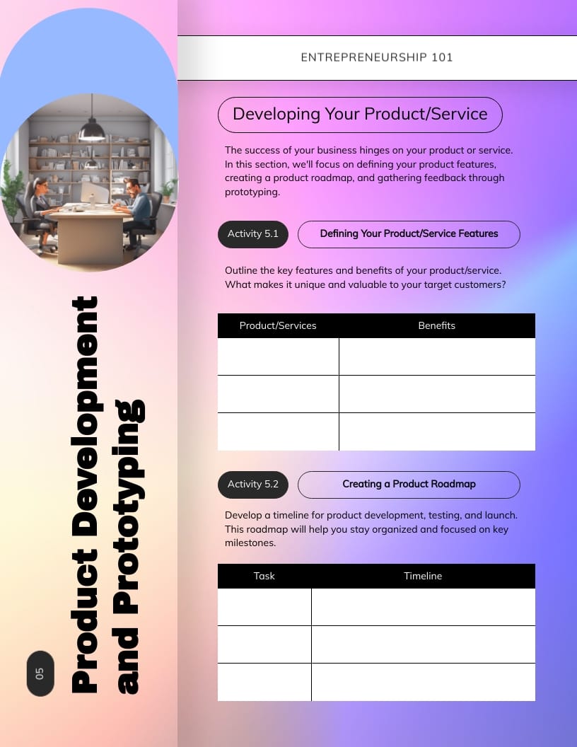 Entrepreneurship Workbook Template - Slide 12 Entrepreneurship Workbook Template - Slide 12