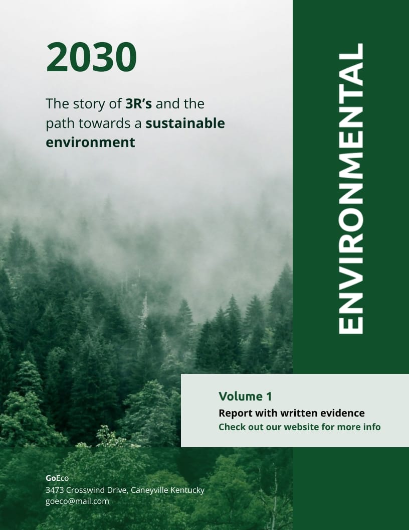 Environment White Paper Template