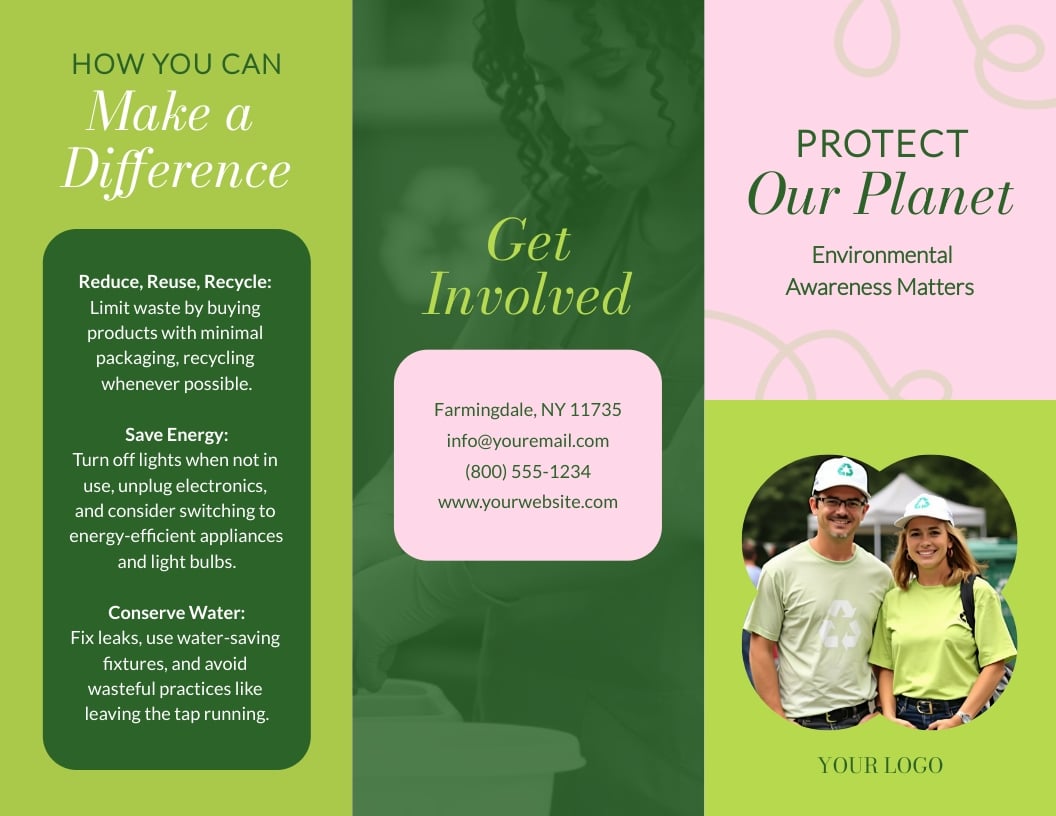 Environmental Awareness Brochure Template