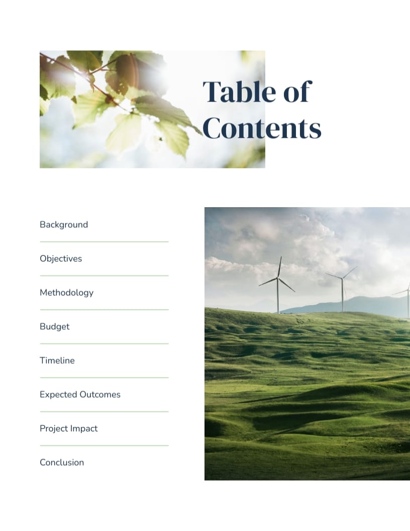 Environmental Research Proposal