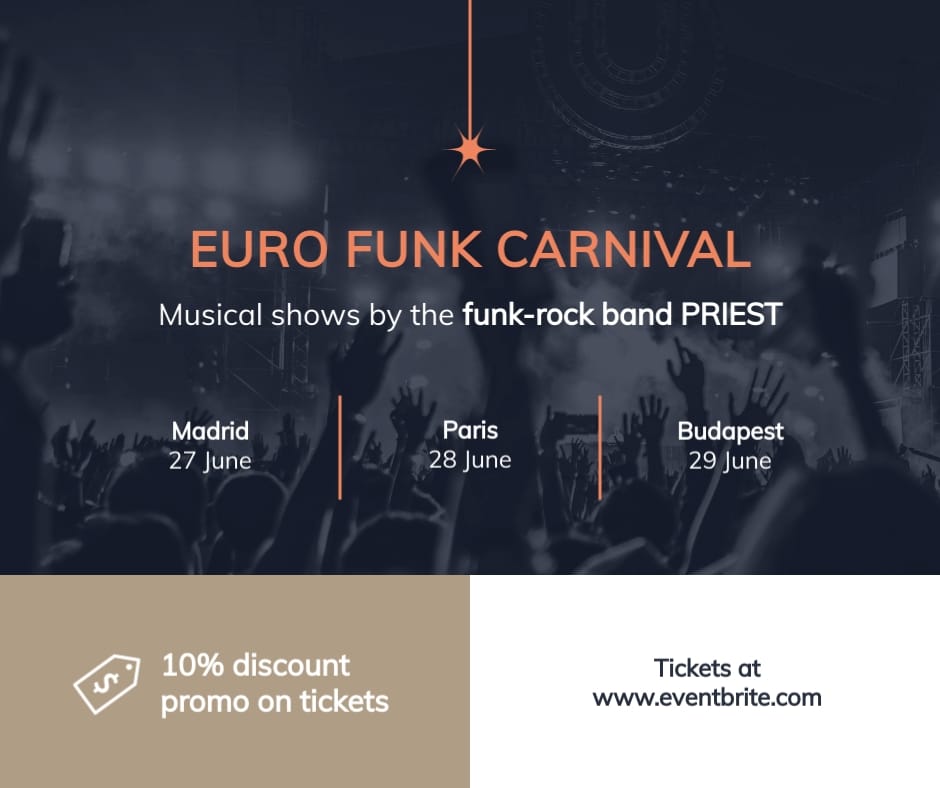 European Music Festival Facebook Post Template