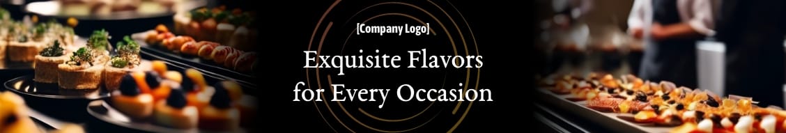 Event Catering Services LinkedIn Header Template