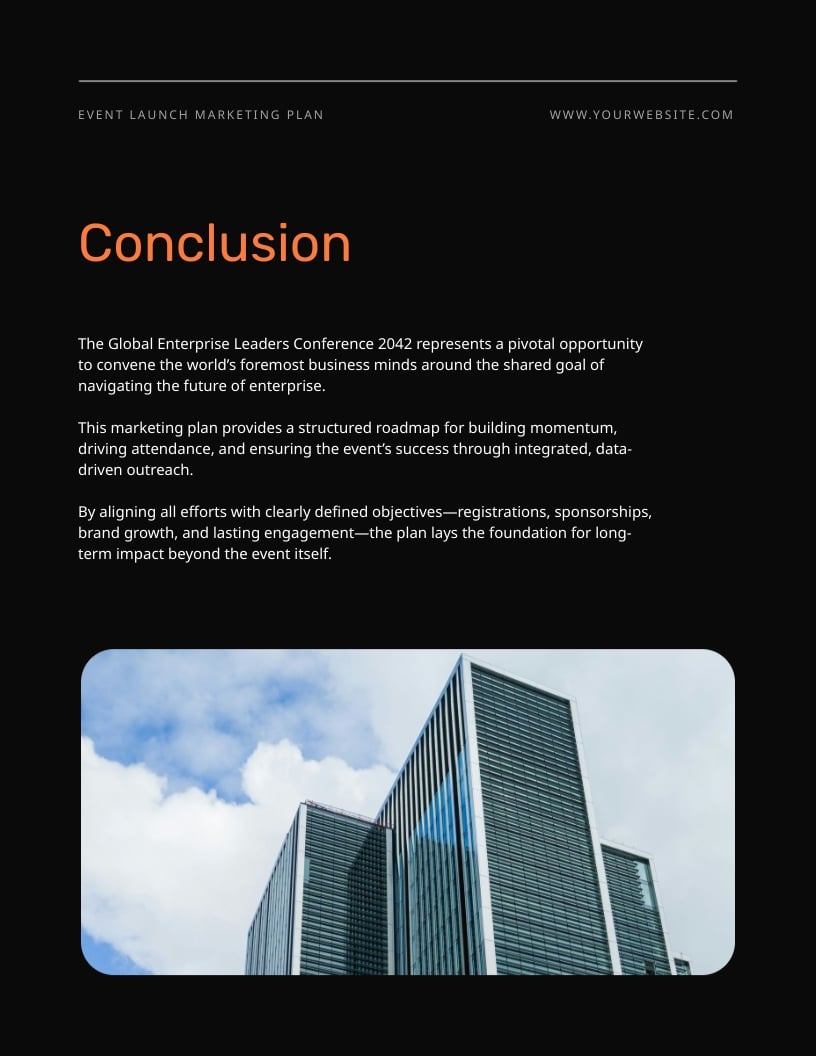 Event Launch Marketing Plan Template - Slide 11 Event Launch Marketing Plan Template - Slide 11