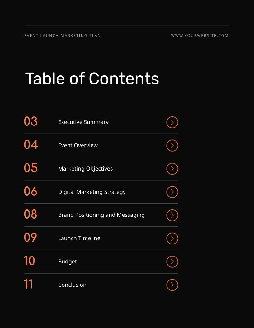 Event Launch Marketing Plan Template - Slide 2 Event Launch Marketing Plan Template - Slide 2