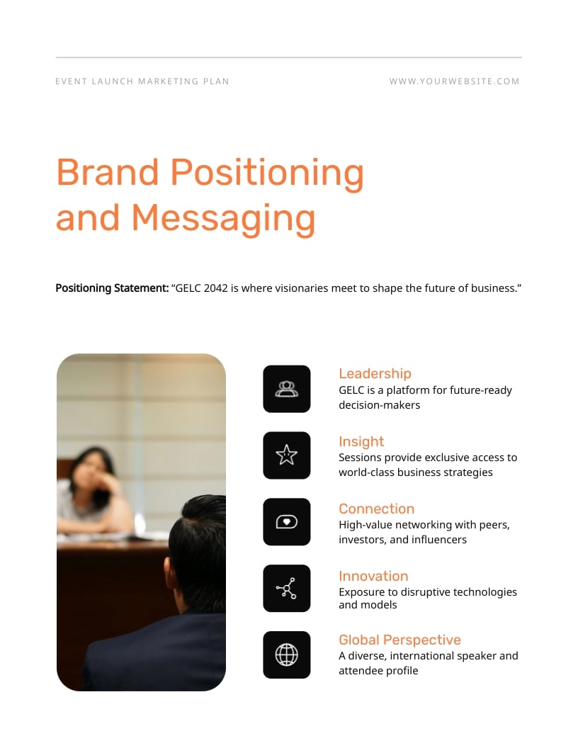 Event Launch Marketing Plan Template - Slide 8 Event Launch Marketing Plan Template - Slide 8