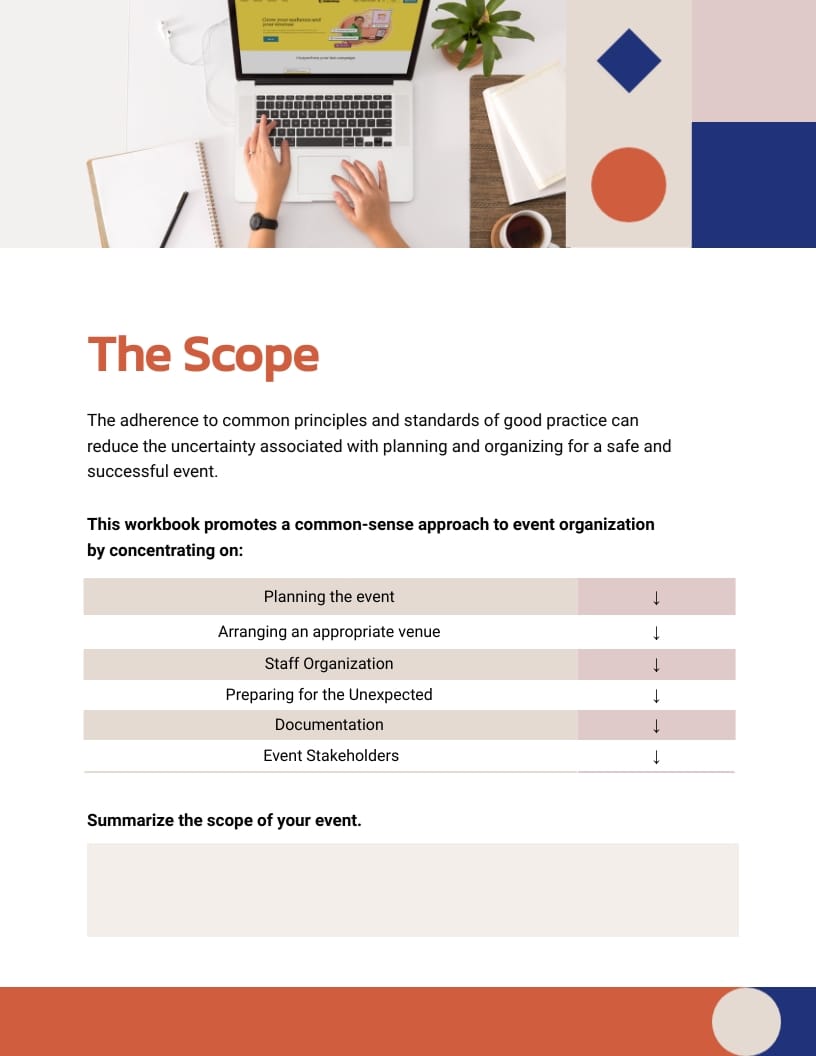 Event Management Workbook Template | Visme