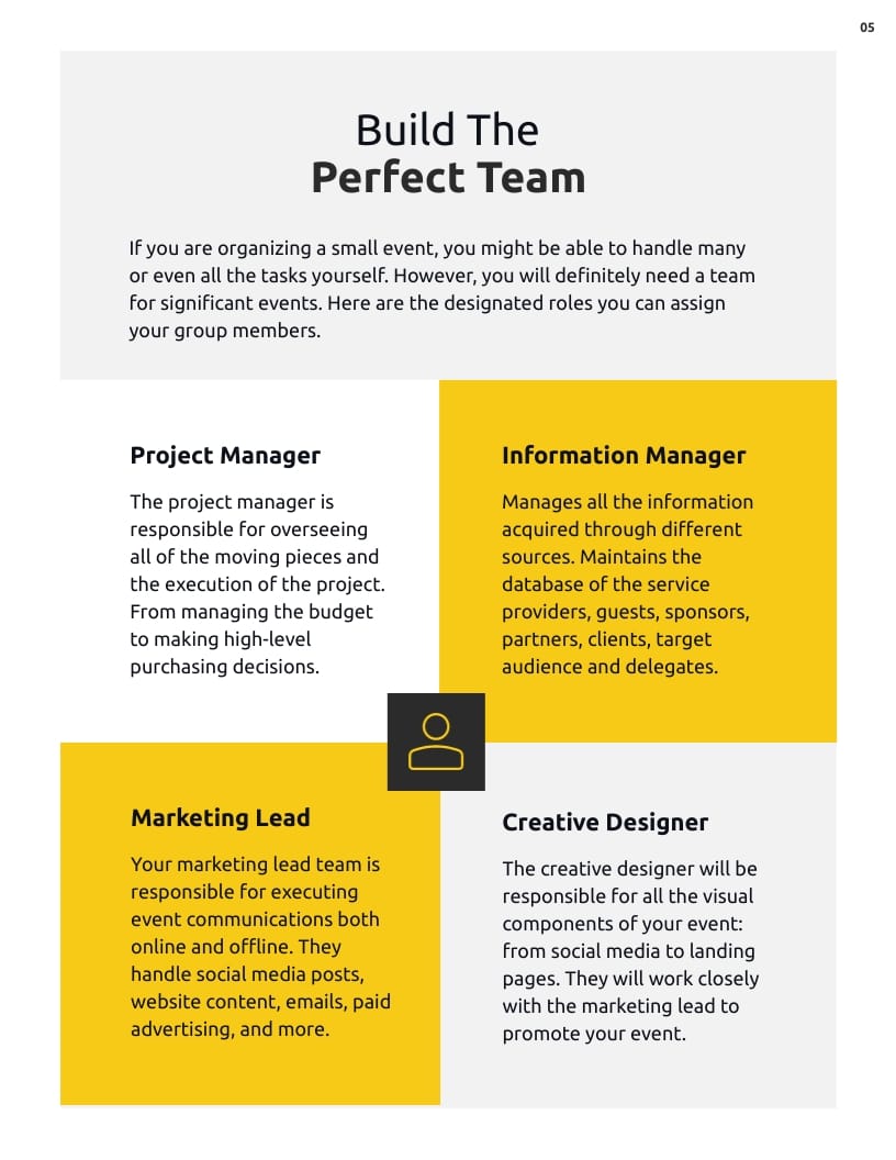 Event Planning Ebook Template | Visme
