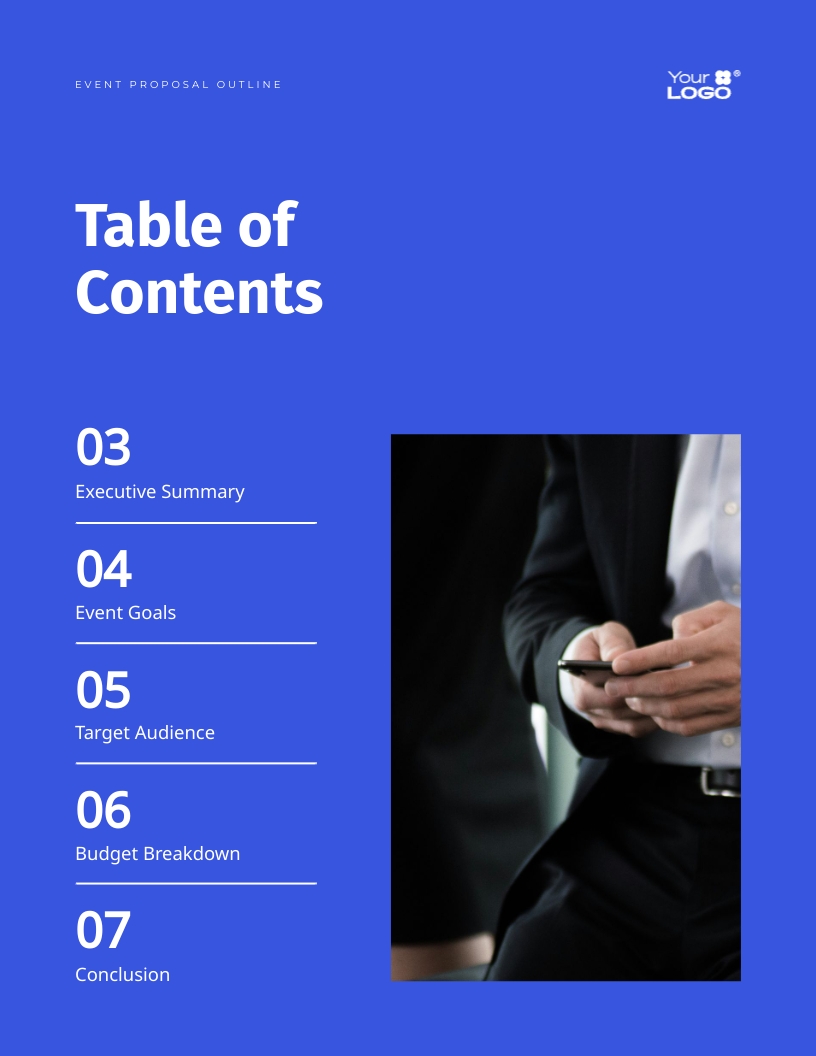 Event Proposal Outline Template - Slide 2 Event Proposal Outline Template - Slide 2