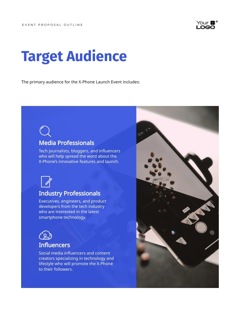 Event Proposal Outline Template - Slide 5 Event Proposal Outline Template - Slide 5