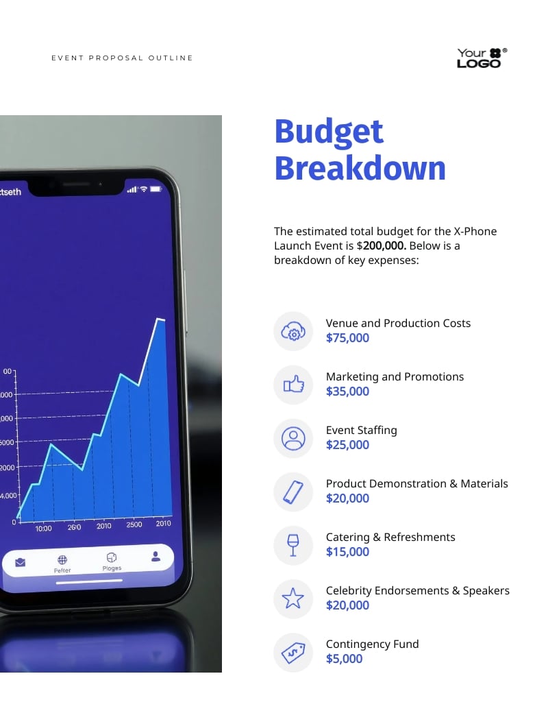 Event Proposal Outline Template - Slide 6 Event Proposal Outline Template - Slide 6