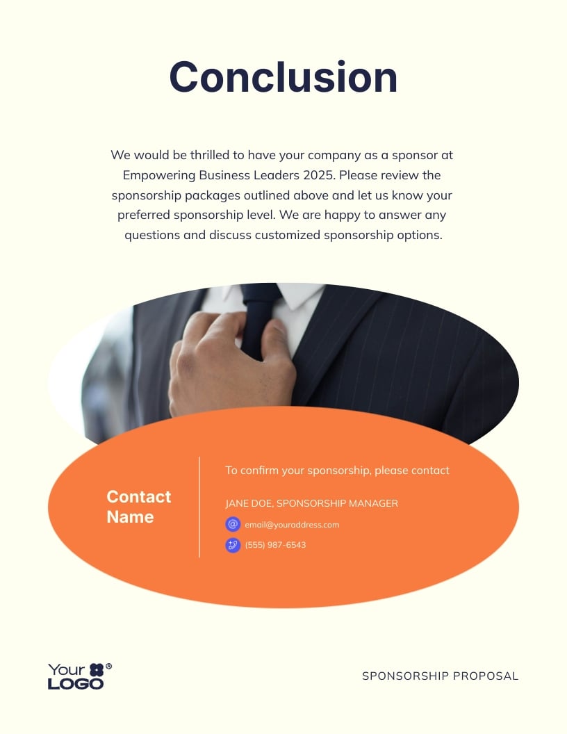 Event Sponsorship Business Proposal Example Template | Visme