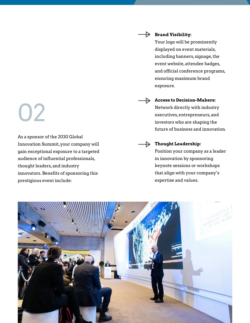 Event Sponsorship Proposal Example Template | Visme