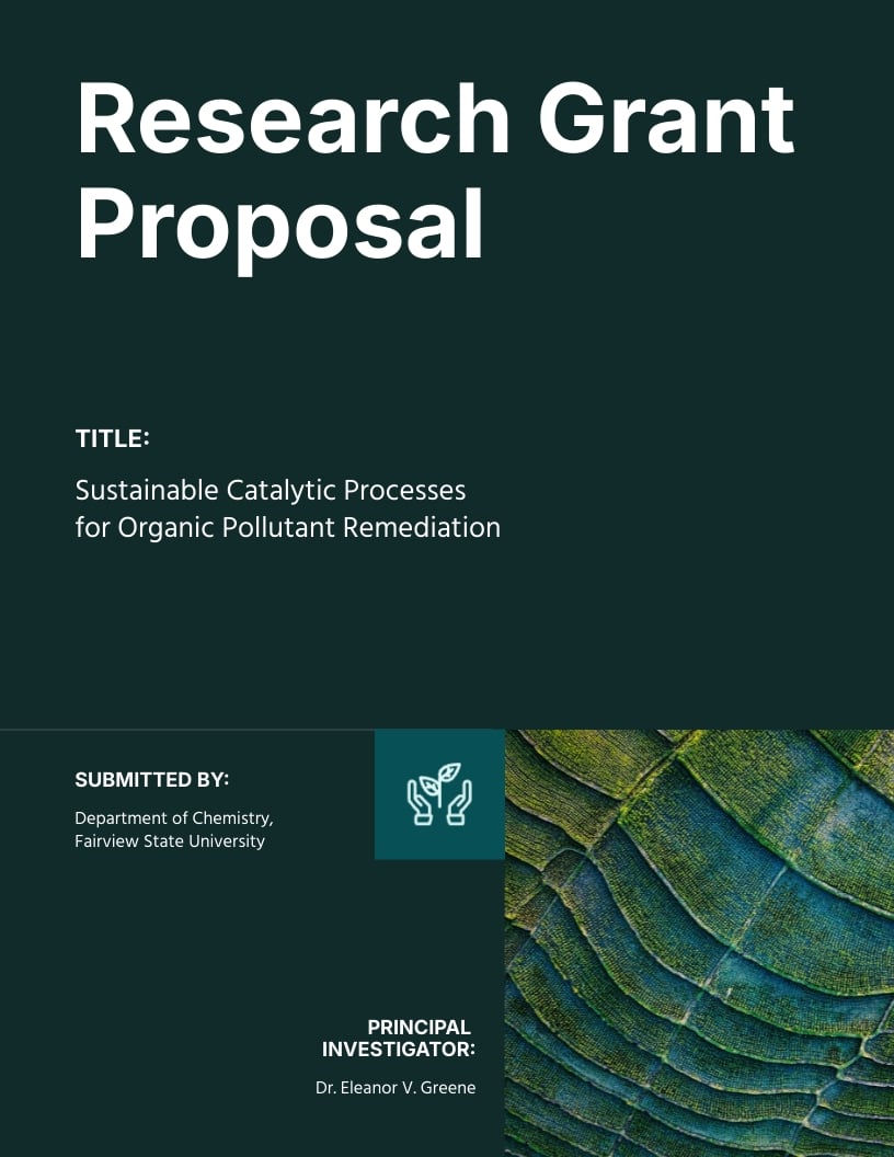 Executive Summary Grant Proposal Template